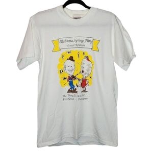Vintage 90s Alabama Spring Fling Festival Senior Reunion Dancing Art T-Shirt
